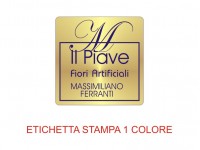 Etichette adesive per fioristi, fiorai e vivaisti (mm 30x30)  (cod.33G)